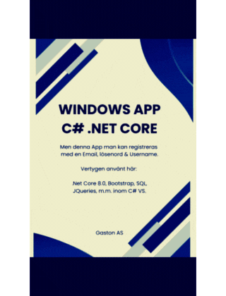 App in C# for Windows